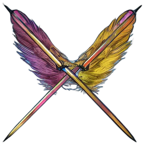 sword, staff, weapon, jewelry, fantasy art, concept art, pixel art, 3d render transparent PNG cut-out