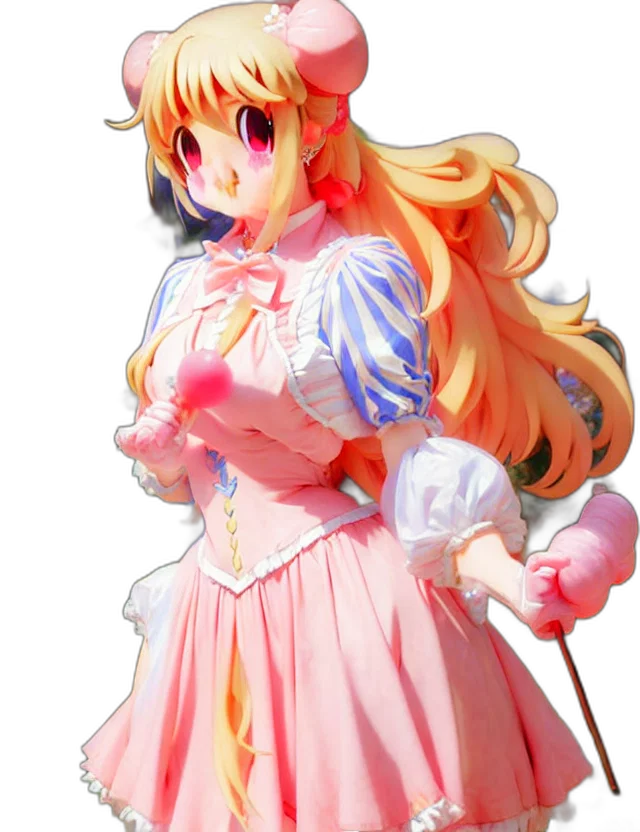 dress, staff, crown, robot transparent PNG cut-out