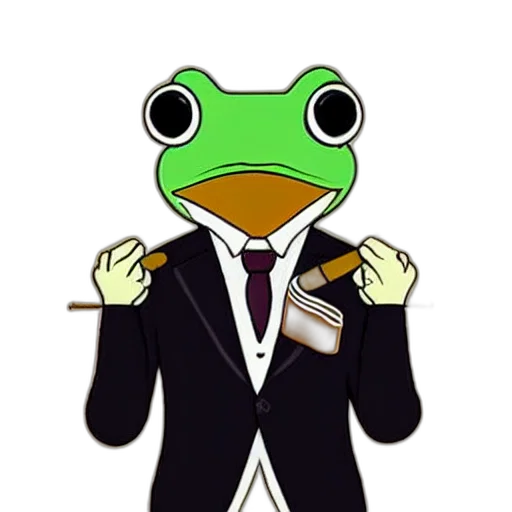 staff, animal, cartoon, pixel art transparent PNG cut-out