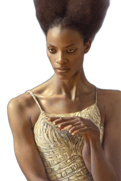 jewelry, dress, crown, oil painting, photorealistic, concept art, fantasy art, earth tones transparent PNG cut-out