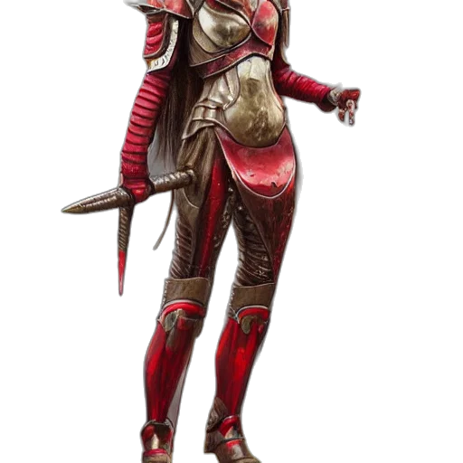 staff, sword, weapon, concept art, fantasy art, comic book art, 3d render, red transparent PNG cut-out
