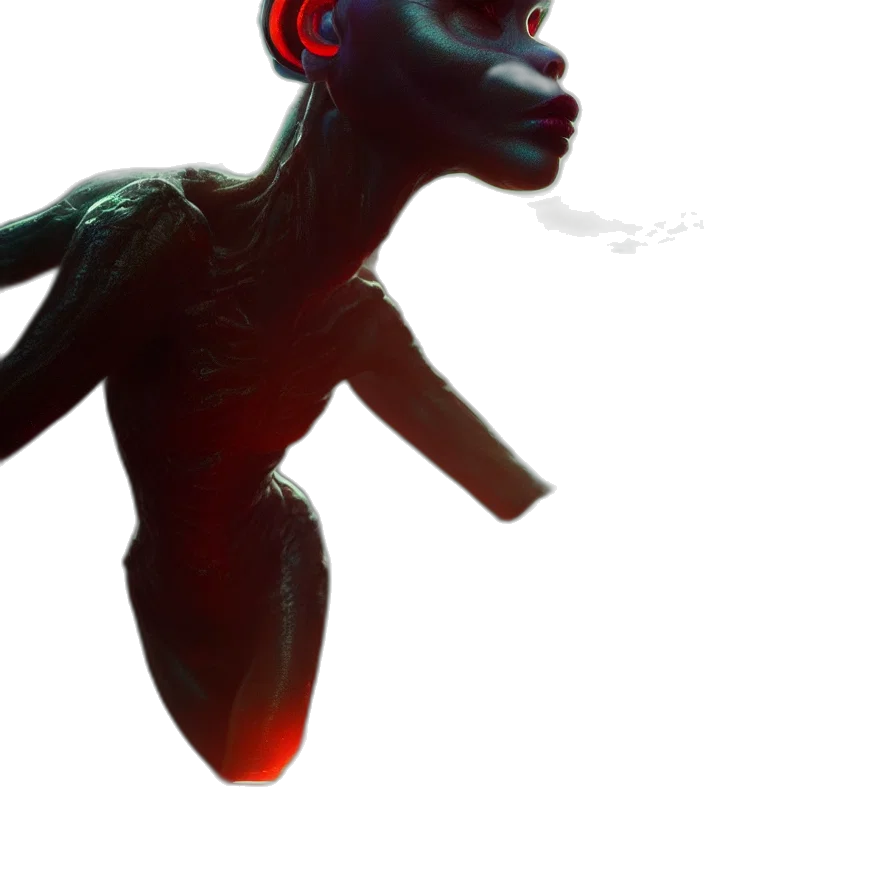 creature, mask, robot, animal, 3d render, concept art, photorealistic, fantasy art transparent PNG cut-out