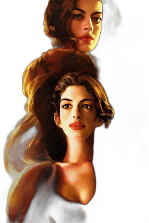 hair, face, mask, crown transparent PNG cut-out