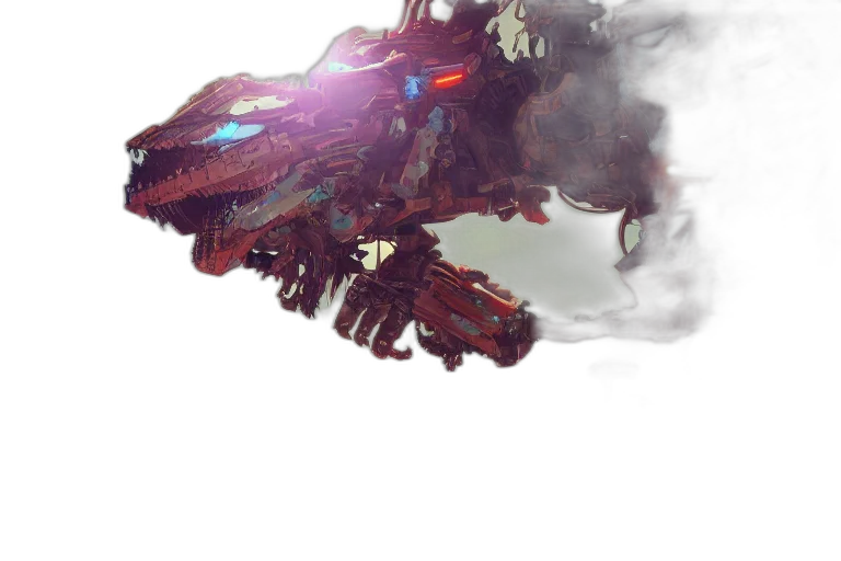 dragon, creature, weapon, mask, concept art, fantasy art, 3d render, photorealistic transparent PNG cut-out