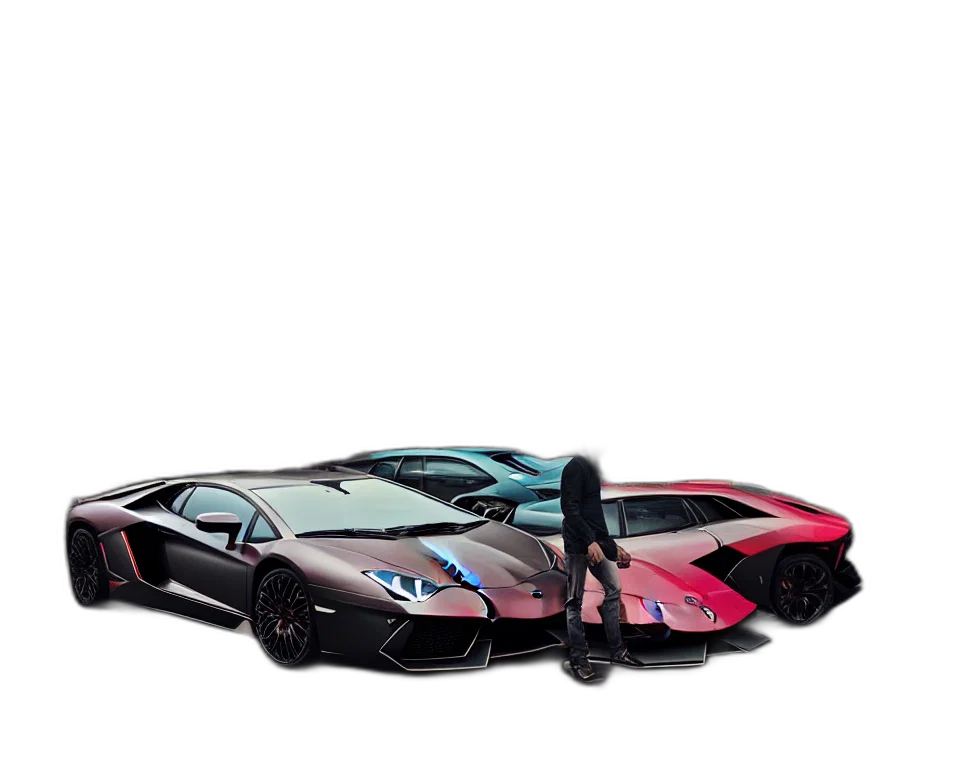 car, weapon, 3d render, concept art transparent PNG cut-out