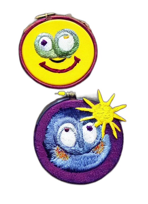 staff, jacket, jewelry, crown, 3d render, concept art, outer space, embroidered transparent PNG cut-out