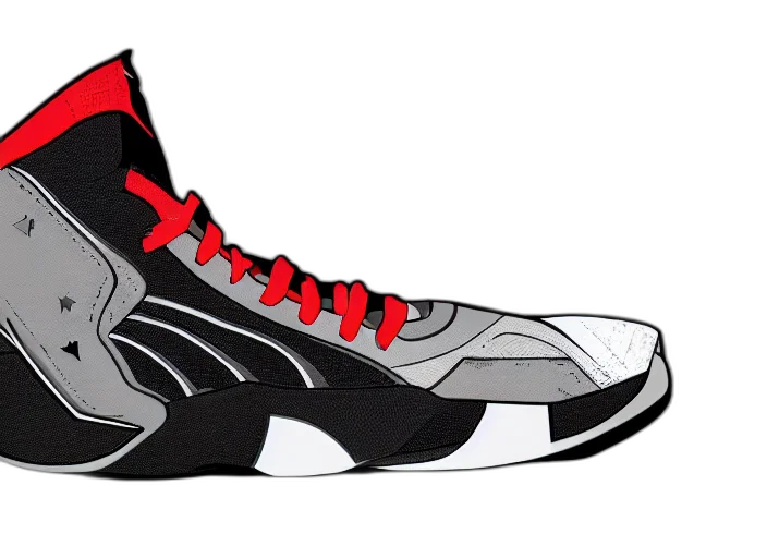shoes, 3d render, cartoon, concept art transparent PNG cut-out