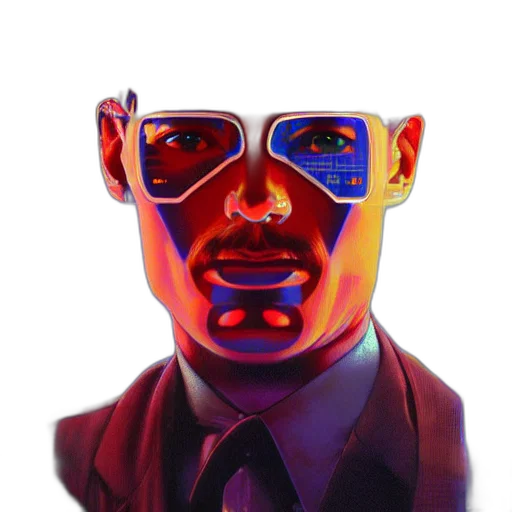 mask, face, robot, jacket transparent PNG cut-out