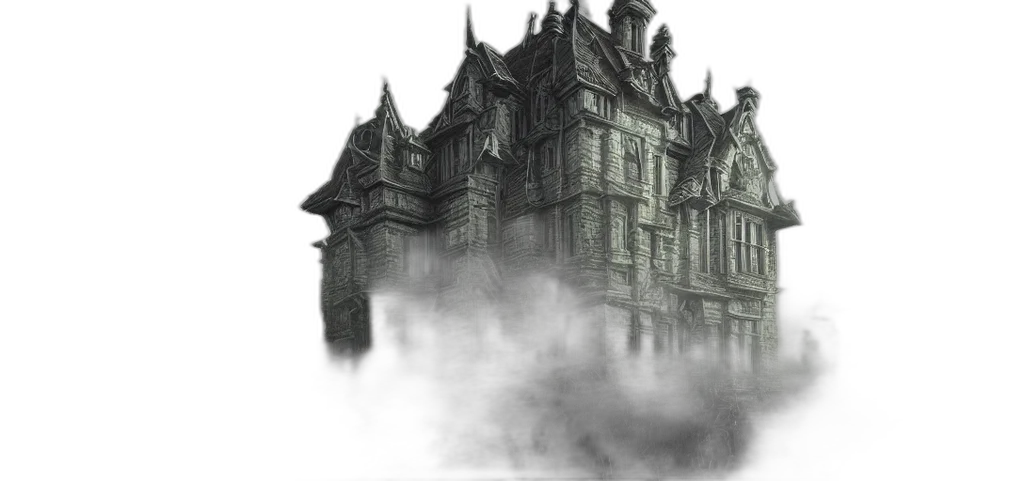 building, concept art, fantasy art, photorealistic transparent PNG cut-out