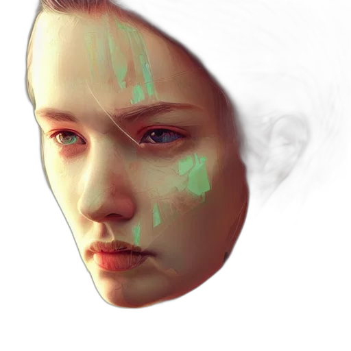 face, mask, robot, crown transparent PNG cut-out