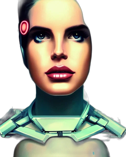 robot, face, mask, concept art transparent PNG cut-out