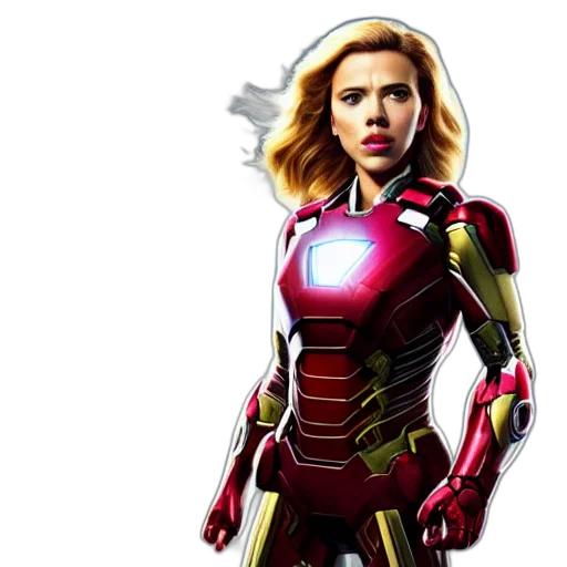 comic book art, concept art, 3d render, photorealistic transparent PNG cut-out