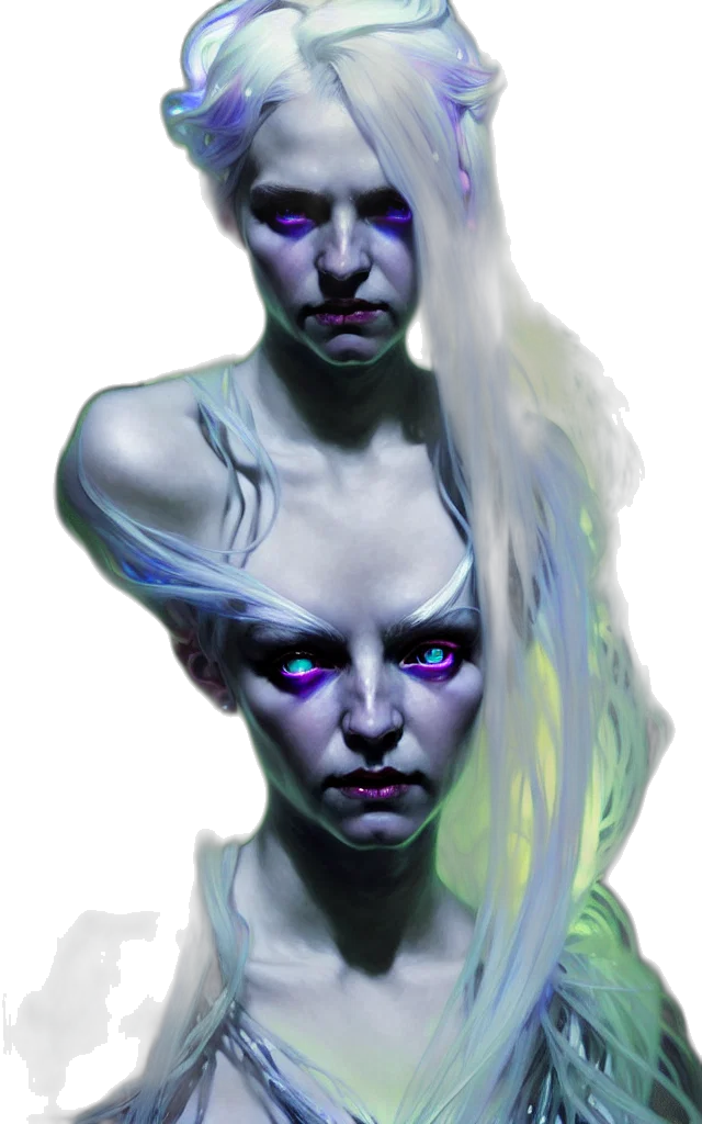 face, creature, mask, concept art, fantasy art, photorealistic, cyberpunk, outer space transparent PNG cut-out