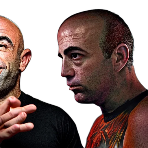 joe, rogan, interviewing, inter transparent PNG cut-out