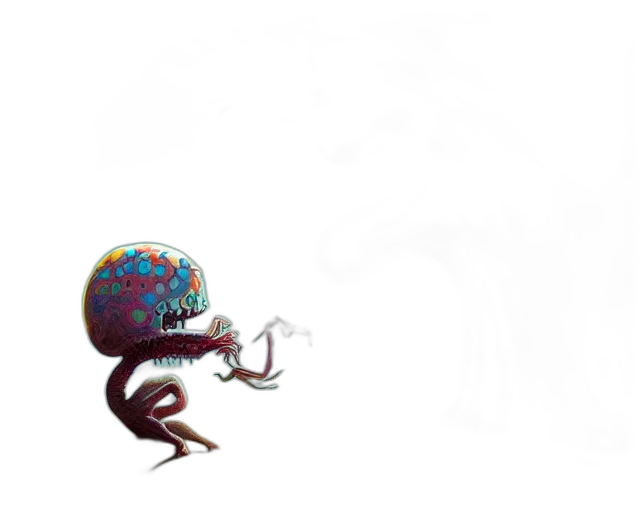 creature, hat, dragon, robot, concept art, pixel art, 3d render, fantasy art transparent PNG cut-out