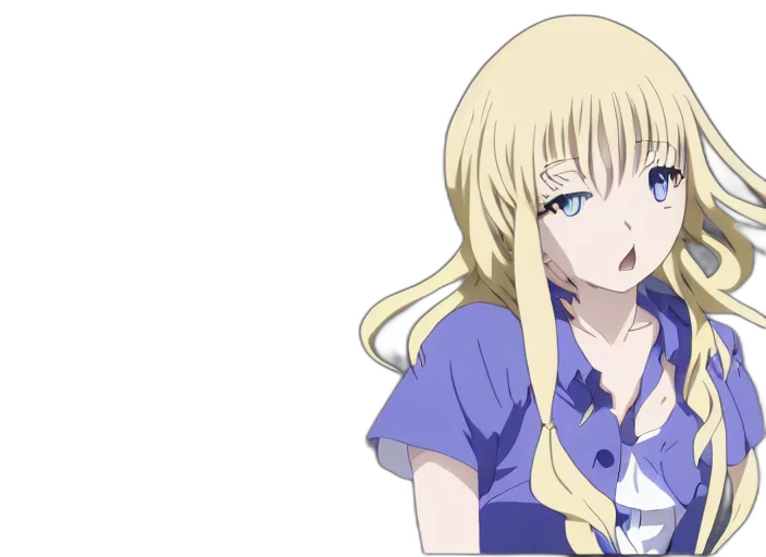 dress, anime, cartoon, blue transparent PNG cut-out