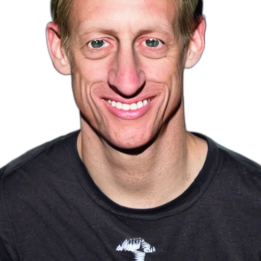 face, staff, hair, creature, photorealistic, cartoon, tony, hawk transparent PNG cut-out