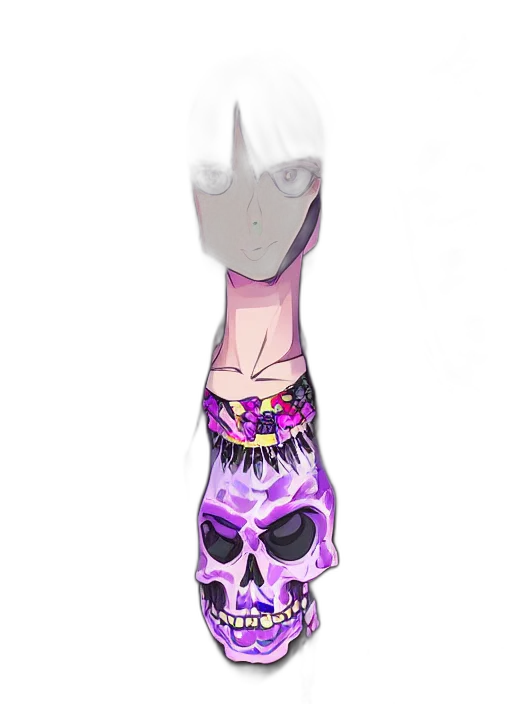 dress, staff, mask, weapon transparent PNG cut-out