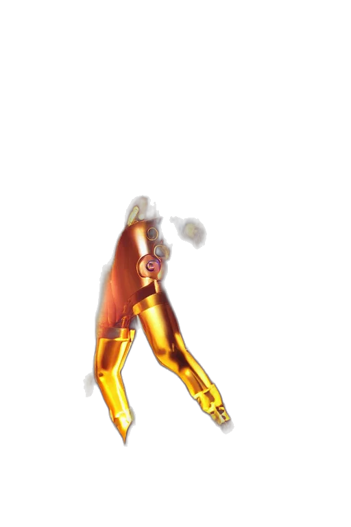robot, staff, weapon, animal, concept art, 3d render, pixel art, comic book art transparent PNG cut-out