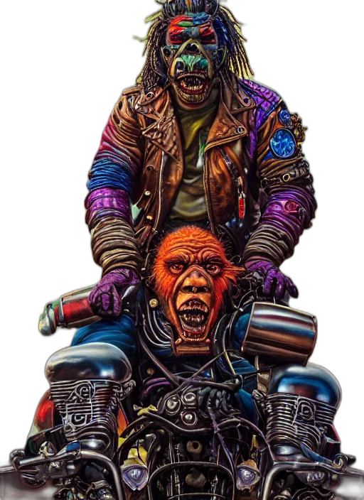 jacket, creature, concept art, comic book art transparent PNG cut-out