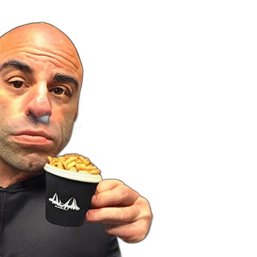 joe, rogan, eating, macdonalds, restaurant transparent PNG cut-out