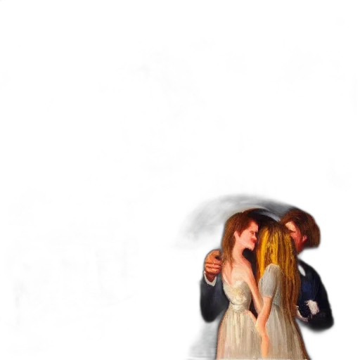 hat, umbrella, mask, dress, photorealistic, concept art, 3d render, anime transparent PNG cut-out