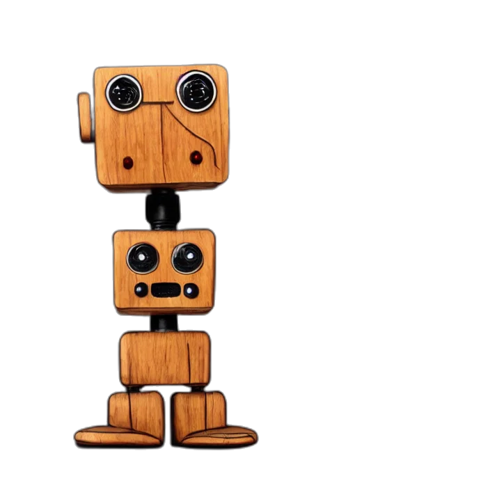 robot, 3d render, concept art, pixel art transparent PNG cut-out
