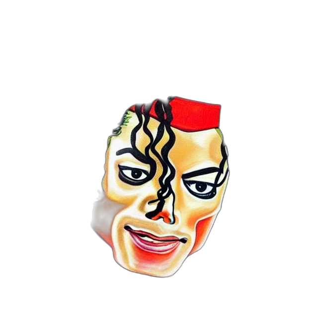 mask, face, crown, hat, 3d render, cartoon, photorealistic, concept art transparent PNG cut-out