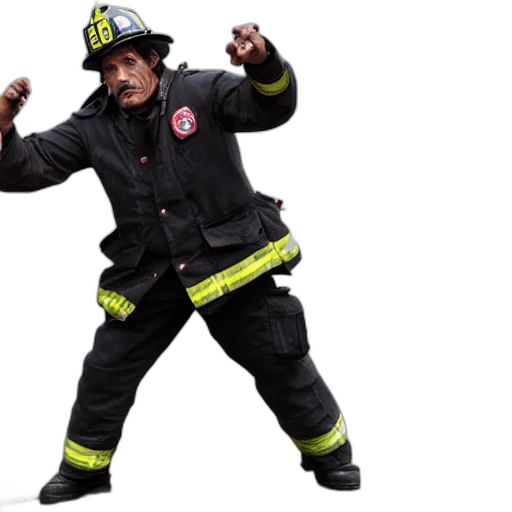 staff, jacket, fire, photo transparent PNG cut-out