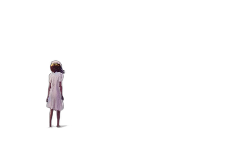 dress, robot, creature, hair, pixel art, concept art, 3d render, anime transparent PNG cut-out