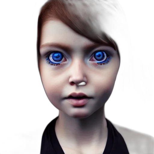 face, robot, creature, staff transparent PNG cut-out