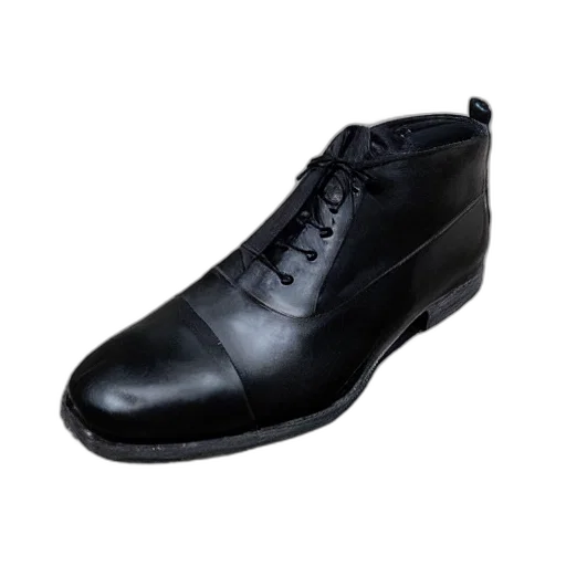 shoes, photorealistic, pms, black transparent PNG cut-out