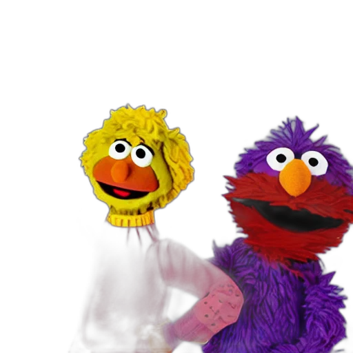 staff, 3d render, concept art, outer space, sesame, street, characters, bank transparent PNG cut-out