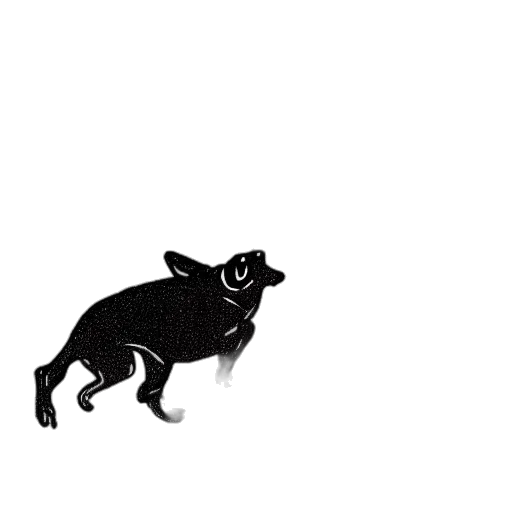 animal, creature, mask, dragon, concept art, pixel art, cartoon, photorealistic transparent PNG cut-out