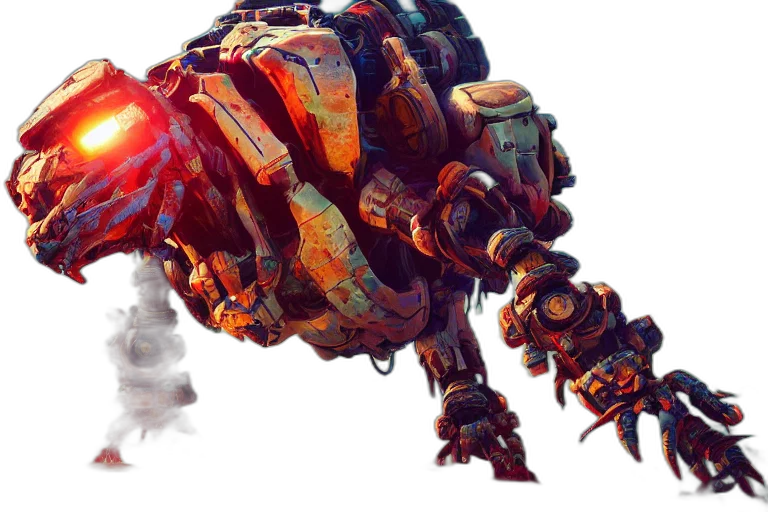robot, weapon, creature, concept art transparent PNG cut-out