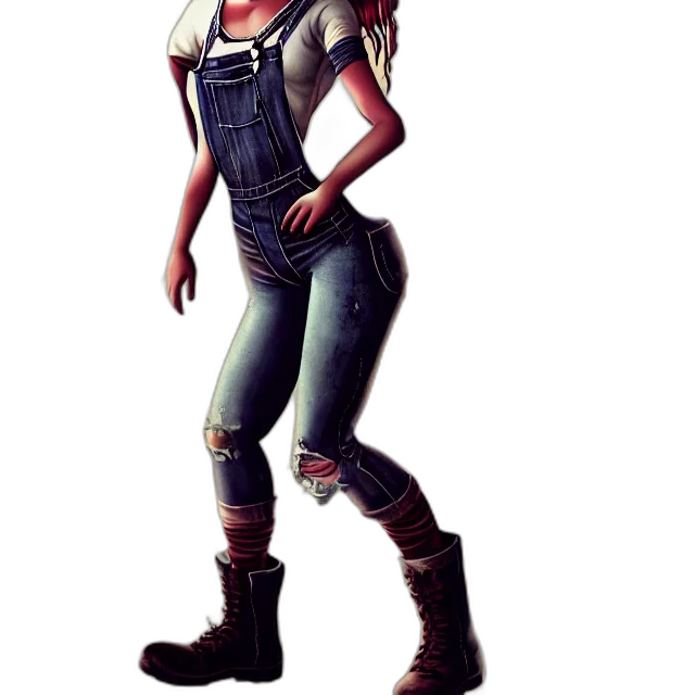 jacket, concept art, comic book art, fantasy art, cartoon, full, body, pose transparent PNG cut-out