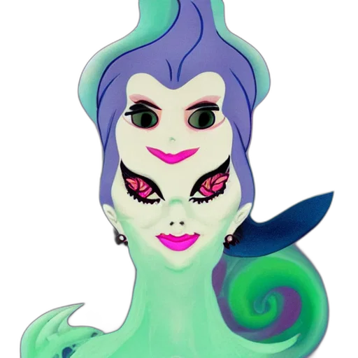 mask, creature, fantasy art, concept art, 3d render, cartoon, underwater, green transparent PNG cut-out