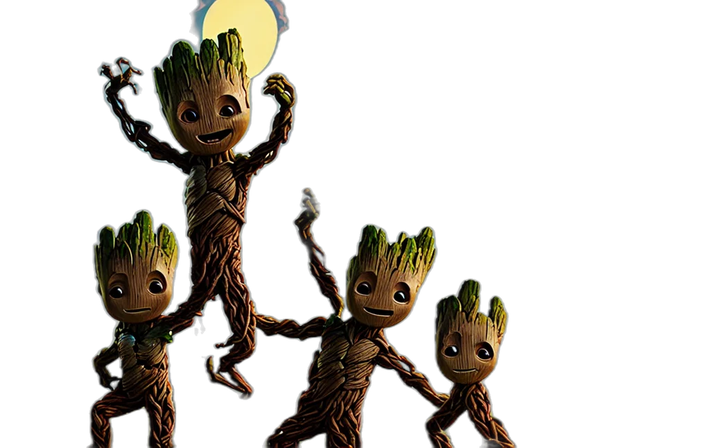 creature, tree, staff, concept art transparent PNG cut-out
