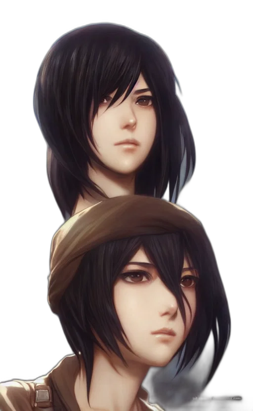 face, hair, mask, concept art transparent PNG cut-out