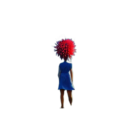 hat, dress, umbrella, hair transparent PNG cut-out