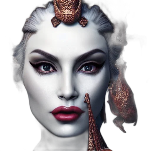 dragon, mask, jewelry, face transparent PNG cut-out