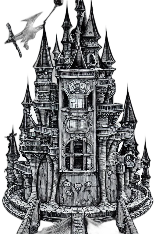 building, crown, furniture, staff transparent PNG cut-out