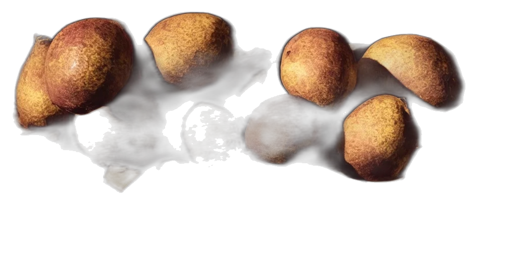 food, photorealistic, 3d render, concept art, earth tones, golden, coco, fruit transparent PNG cut-out