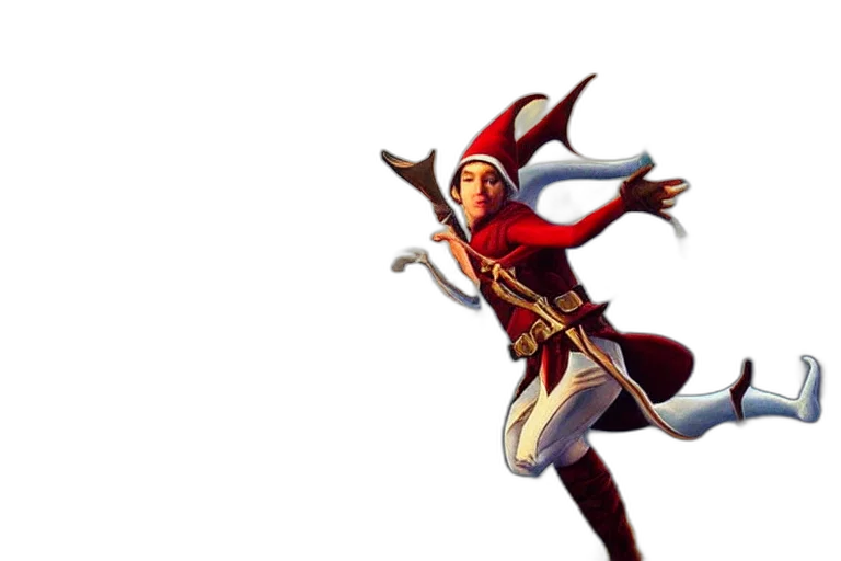 staff, concept art, fantasy art, 3d render, comic book art, elf, fantasy, painting transparent PNG cut-out