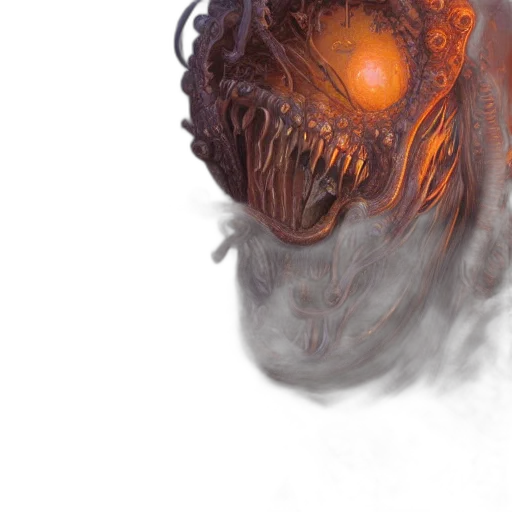 creature, mask, dragon, face transparent PNG cut-out