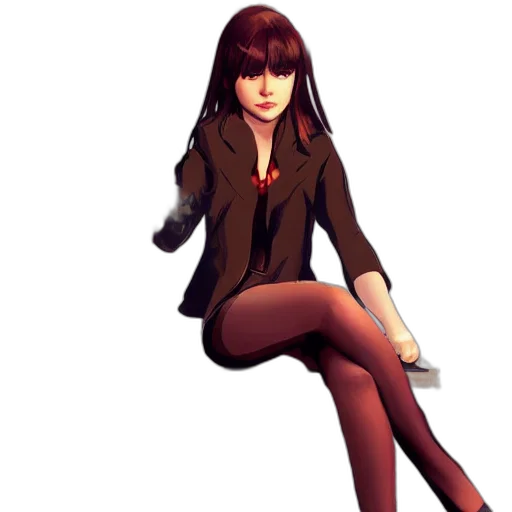 staff, dress, jacket, pixel art transparent PNG cut-out