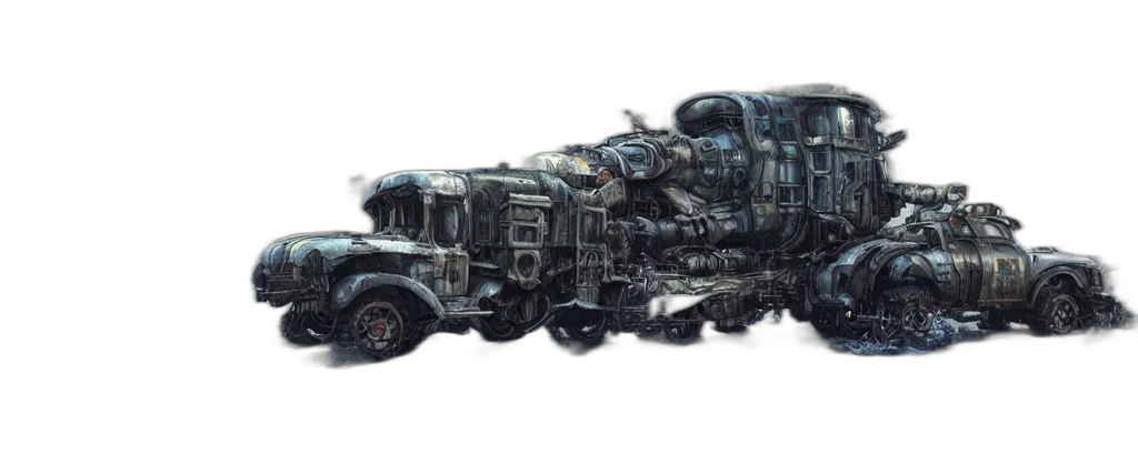 weapon, car, concept art, fantasy art transparent PNG cut-out