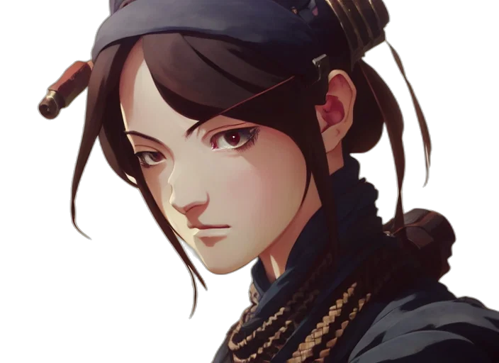 face, staff, crown, hat, fantasy art, concept art, anime, photorealistic transparent PNG cut-out