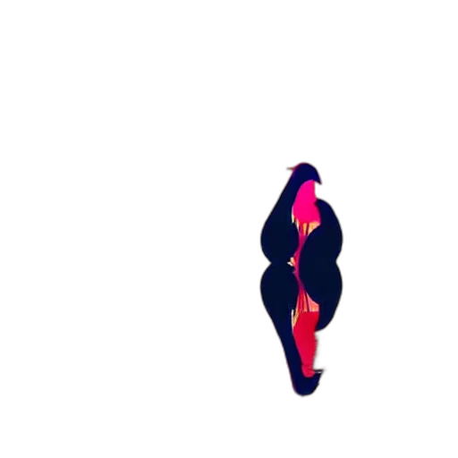 shoes, face, hair, flower, 3d render, pixel art, vaporwave, concept art transparent PNG cut-out