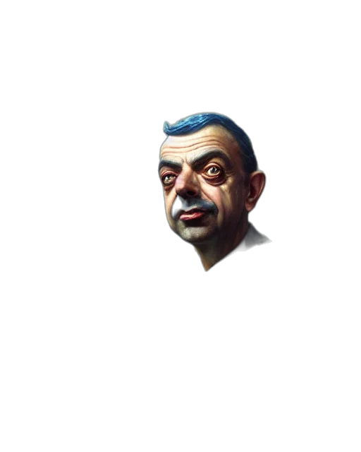 face, mask, staff, creature transparent PNG cut-out